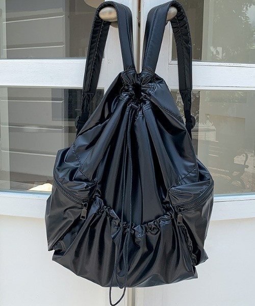 【セール】メタリックリュック（ショルダーバッグ）｜deux amour（ドゥーザムール）