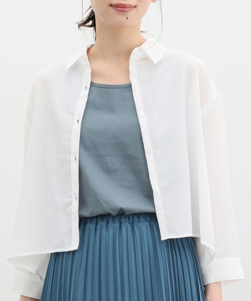 Honeys（ハニーズ）の「オーガニックタンクトップ（タンクトップ・レディース・グレー/ピンク/オフホワイト/ブラック/ベージュ/ミント/ネイビー/モカ/ブルーグリーン・LL/L/M/S）」の8枚目の写真