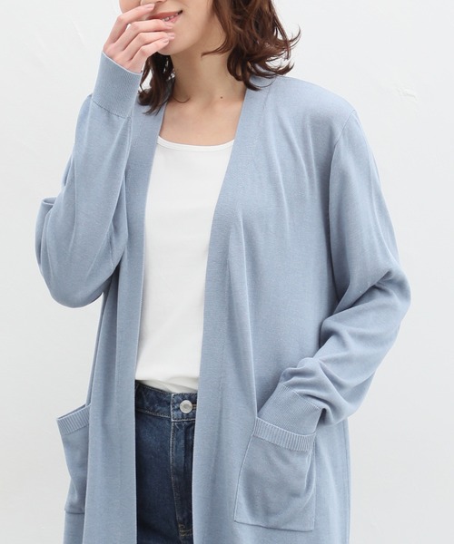 Honeys（ハニーズ）の「オーガニックタンクトップ（タンクトップ・レディース・グレー/ピンク/オフホワイト/ブラック/ベージュ/ミント/ネイビー/モカ/ブルーグリーン・LL/L/M/S）」の10枚目の写真