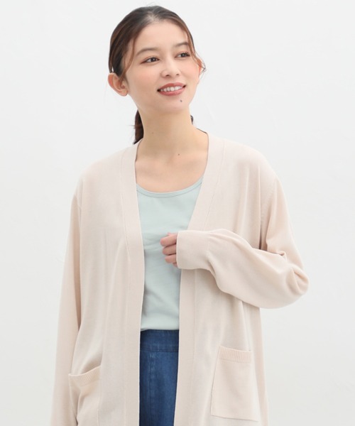 Honeys（ハニーズ）の「オーガニックタンクトップ（タンクトップ・レディース・グレー/ピンク/オフホワイト/ブラック/ベージュ/ミント/ネイビー/モカ/ブルーグリーン・LL/L/M/S）」の20枚目の写真