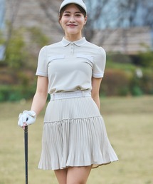 【CELFORDGOLF】ジャガードプリーツスカート