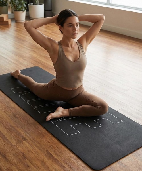 セール】【NIKE/ナイキ】ヨガマット 4mm(リバーシブル仕様)（スポーツ