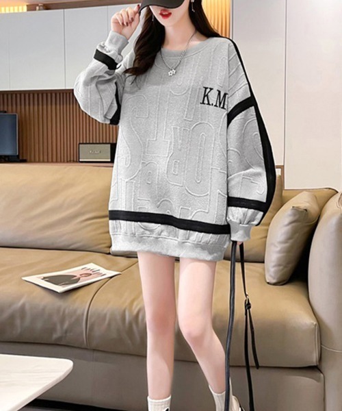 Miniministore（ミニミニストア）の「トレーナーレディース 春秋スウェット長袖（パーカー・レディース・ホワイト/ブラック/グレー・FREE）」の9枚目の写真