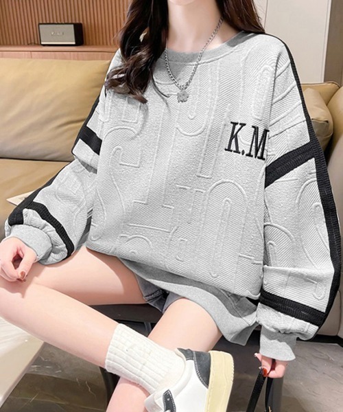 Miniministore（ミニミニストア）の「トレーナーレディース 春秋スウェット長袖（パーカー・レディース・ホワイト/ブラック/グレー・FREE）」の11枚目の写真