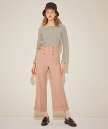 deicy ハイウエストセンタープレスパンツ サスペンダー デイシー 新品 deicy ハイウエストセンタープレスパンツ サスペンダー デイシー