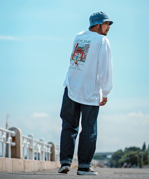 Leyline(レイライン)の「【Leyline】stroll-smith long sleeve(Tシャツ/カットソー・メンズ・ブラック/ホワイト・MEDIUM/LARGE/X-LARGE)」の6枚目の写真