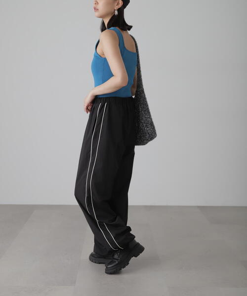 FREE'S MART（フリーズマート）の「サイドラインドロストパンツ（その他パンツ・レディース・ホワイト/ブラック・FREE）」の22枚目の写真