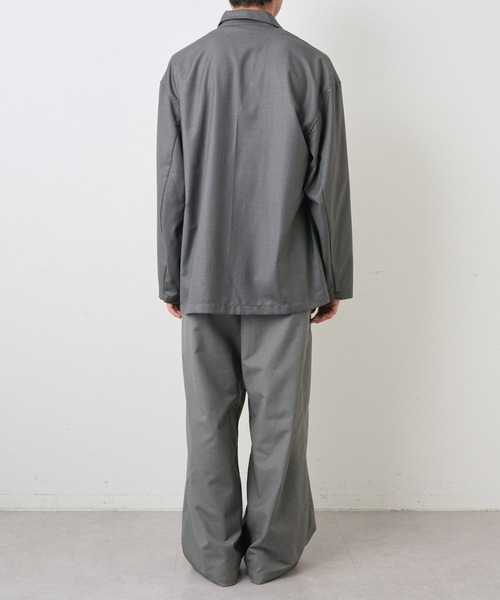 CIAOPANIC TYPY（チャオパニックティピー）の「【ユニセックス】ルーズシルエットダブルテーラードジャケット（テーラードジャケット・メンズ・ブラック/グレー・MEDIUM/LARGE）」の15枚目の写真