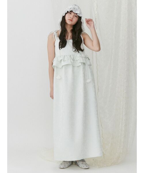 merryjenny ribbon floral バレエシューズ merry jenny（メリージェニー）の「ribbon floral バレエ