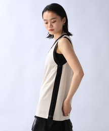 JEANASIS（ジーナシス）の「バイカラーVネック NS/ 115456（Tシャツ