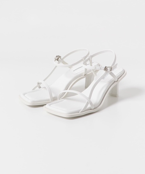 SENSE OF PLACE by URBAN RESEARCH（センスオブプレイスバイアーバンリサーチ）の「ワイドスクエアストラップサンダル（サンダル・レディース・ホワイト/ピンク/ブラック/ライトブルー・SMALL/MEDIUM/LARGE）」の20枚目の写真