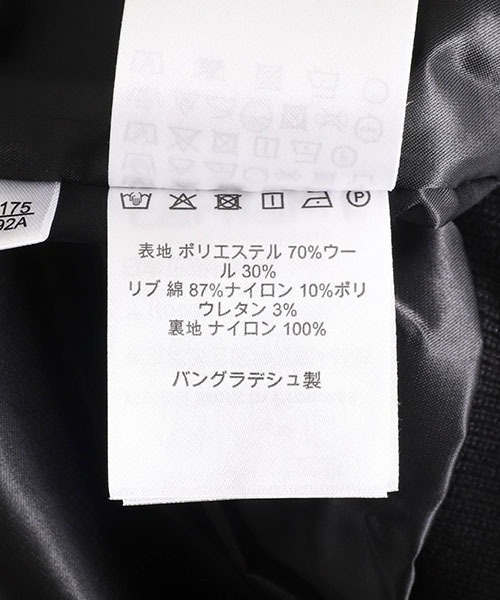 Carhartt WIP（カーハートダブリューアイピー）の「Carhartt WIP / カーハート ワークインプログレス：WORK VARSITY BOMBER：I032435[WAX]（ミリタリージャケット・メンズ・ブラック・L）」の9枚目の写真