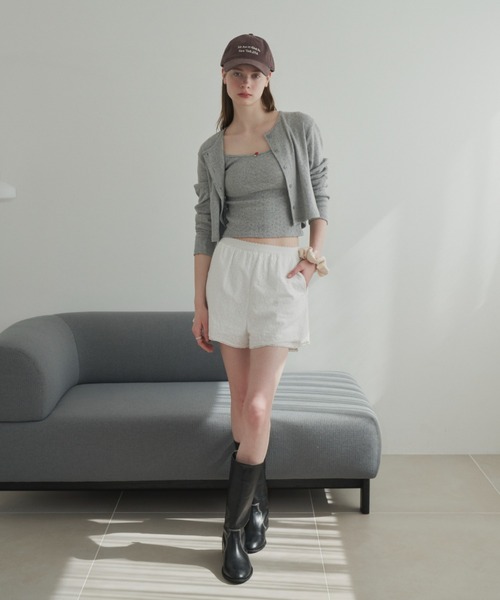 GIUNON（ジウノン）の「embroidery cap / エンブロイダリーキャップ（キャップ・レディース・ブラウン・FREE）」の7枚目の写真