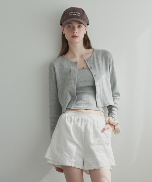 GIUNON（ジウノン）の「embroidery cap / エンブロイダリーキャップ（キャップ・レディース・ブラウン・FREE）」の8枚目の写真