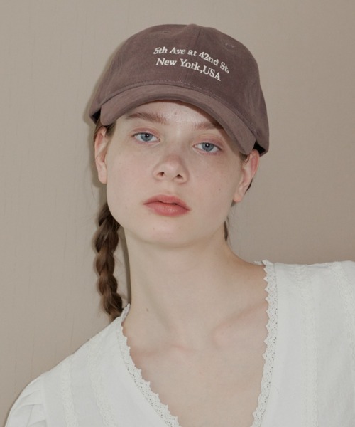 GIUNON（ジウノン）の「embroidery cap / エンブロイダリーキャップ（キャップ・レディース・ブラウン・FREE）」の20枚目の写真