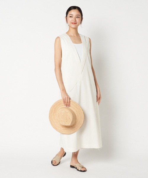 HELIOPOLE（エリオポール）の「DEEP V NECK DRESS（ワンピース）」 - WEAR