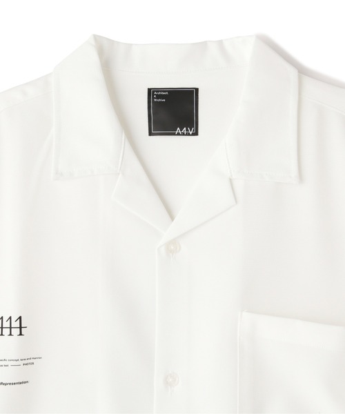 A4A(エーフォーエー)の「【WEB&DEPOT限定】/A4A/エーフォーエー/PAINT s/s SHIRTS(シャツ/ブラウス・メンズ・ブラック/ホワイト/ベージュ・L/M)」の5枚目の写真