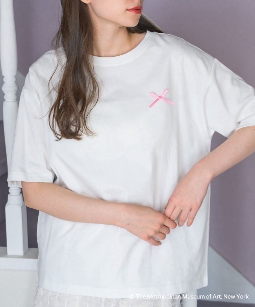 idem（イデム）の「master artist's girls T shirt/アートプリントTシャツ【idem × MET】（Tシャツ/カットソー・レディース・ブルー/ピンク・FREE）」の5枚目の写真