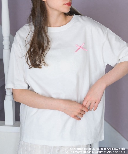 idem（イデム）の「master artist's girls T shirt/アートプリントTシャツ【idem × MET】（Tシャツ/カットソー・レディース・ブルー/ピンク・FREE）」の8枚目の写真