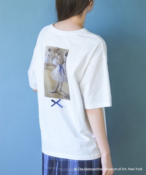idem（イデム）の「master artist's girls T shirt/アートプリントTシャツ【idem × MET】（Tシャツ/カットソー・レディース・ブルー/ピンク・FREE）」の12枚目の写真