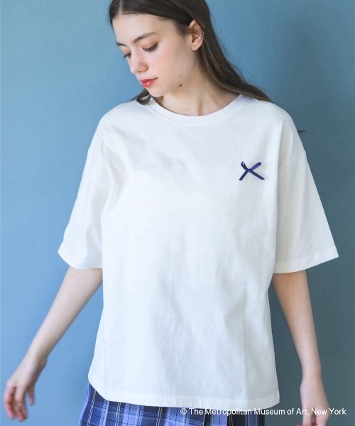 idem（イデム）の「master artist's girls T shirt/アートプリントTシャツ【idem × MET】（Tシャツ/カットソー・レディース・ブルー/ピンク・FREE）」の3枚目の写真