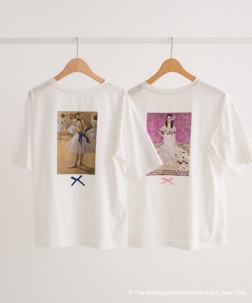 idem（イデム）の「master artist's girls T shirt/アートプリントTシャツ【idem × MET】（Tシャツ/カットソー・レディース・ブルー/ピンク・FREE）」の14枚目の写真