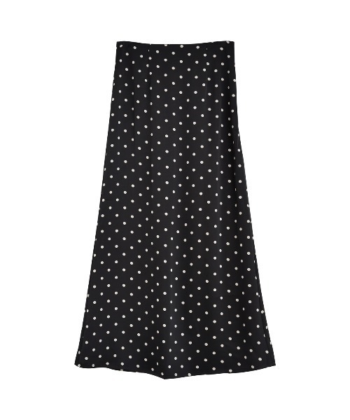 Re:EDIT（リエディ）の「[オケージョン セレモニー][低身長サイズ有]無地orドット柄サテンナロースカート（スカート・レディース・モカ/グレー/ブラック/アイボリー/ブラウン/ブラック系その他/ホワイト系その他・SHORT/MEDIUM/LARGE）」の15枚目の写真