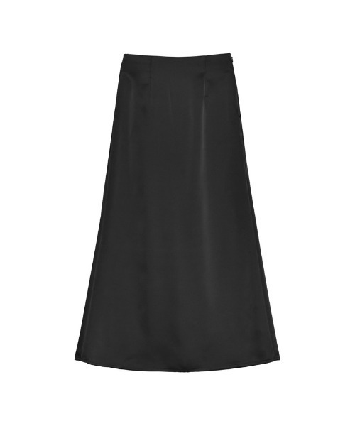 Re:EDIT（リエディ）の「[オケージョン セレモニー][低身長サイズ有]無地orドット柄サテンナロースカート（スカート・レディース・モカ/グレー/ブラック/アイボリー/ブラウン/ブラック系その他/ホワイト系その他・SHORT/MEDIUM/LARGE）」の13枚目の写真