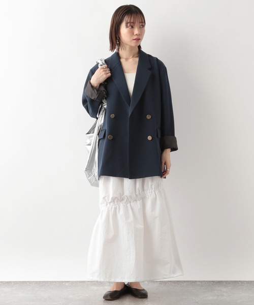 RAGEBLUE（レイジブルー）の「ナイロンシャーリングスカート（スカート・レディース・ダークグレー/ホワイト/オリーブ・FREE）」の16枚目の写真