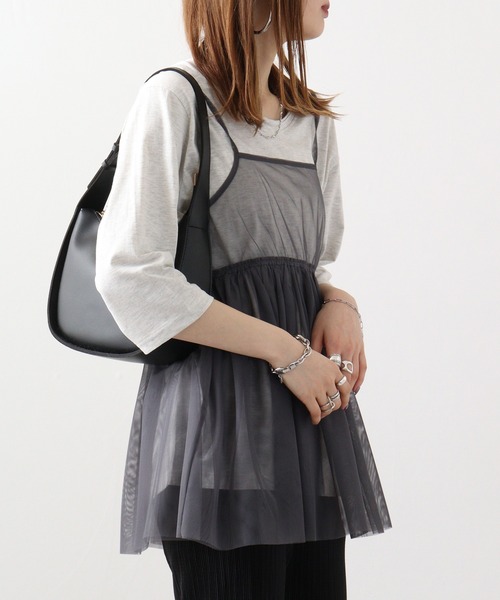 FUNALIVE(ファンアライブ)の「Twin roll neck 3/4 length T-shirt / ツインロールネック7分丈Tシャツ unisex(Tシャツ/カットソー・レディース・カーキ/ピンク/ネイビー/ブラウン/レッド/ブラック/ホワイト/アッシュグレー/エメラルド/杢グレー/ロイヤルブルー/チャコール/ネイビー系/ワイン・S)」の19枚目の写真