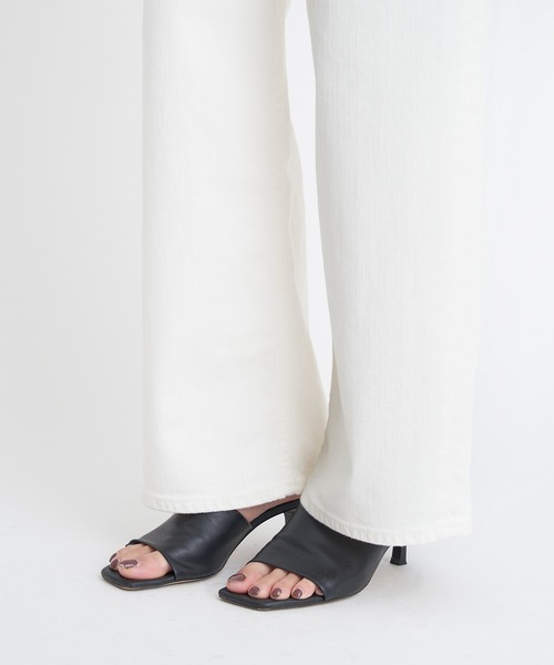 ヤヌーク☆YANUK☆JOAN☆ルーズストレート☆ホワイトデニム☆23 YANUK 【期間限定10％OFF】57134228,Really Lightルーズ