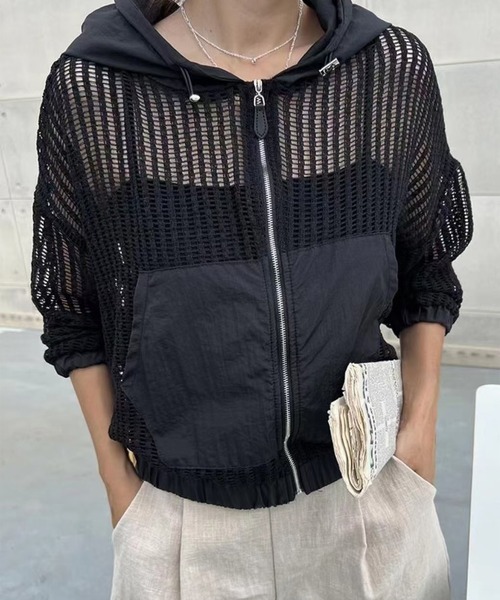 メッシュブルゾン/メッシュフーディー（ブルゾン）｜LYEON（リヨン）の