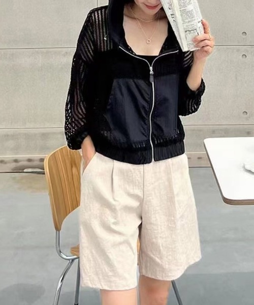 メッシュブルゾン/メッシュフーディー（ブルゾン）｜LYEON（リヨン）の