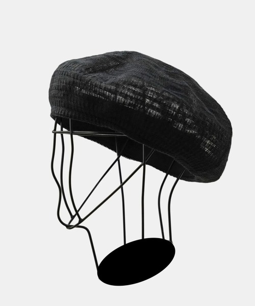 Nine Tailor（ナインテイラー）の「【Nine Tailor】Cattil Baret（ハンチング/ベレー帽・メンズ・ブラック・FREE）」の2枚目の写真