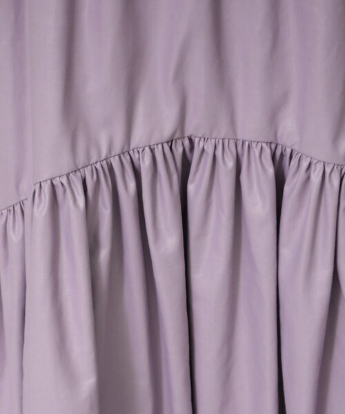 GALLEST（ギャレスト）の「◆ワックスティアードスカート（スカート・レディース・ブラック/カーキ/パープル・36/38/40）」の20枚目の写真