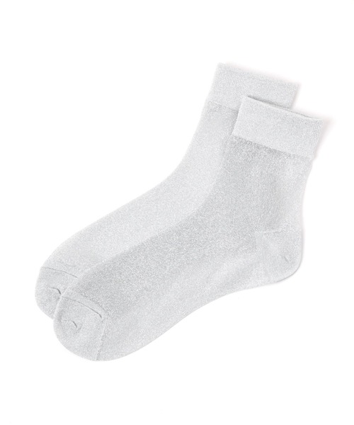 GLOBAL WORK（グローバルワーク）の「クルーラメシアーソックス抗菌防臭/109727（ソックス/靴下・レディース・ライトグレー/ブラック/グレー/ブルー・FREE）」の10枚目の写真