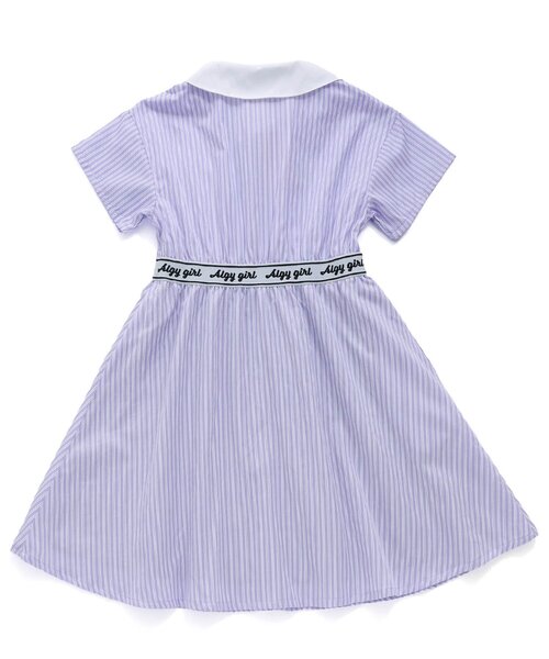 algy（アルジー）の「ロゴゴムシャツワンピ（ワンピース・キッズ・ベージュ/ラベンダー/サックスブルー・XXX-SMALL/XX-SMALL/X-SMALL/MEDIUM/SMALL）」の12枚目の写真