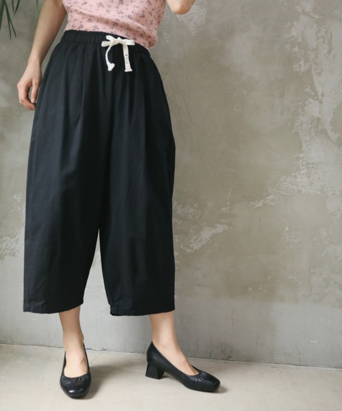 aimoha（アイモハ）の「【Aimoha】カジュアルワイドパンツ (SS)（その他パンツ・レディース・ブラック/チョコ/カーキ・FREE）」の2枚目の写真