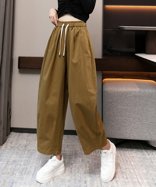 aimoha（アイモハ）の「【Aimoha】カジュアルワイドパンツ (SS)（その他パンツ・レディース・ブラック/チョコ/カーキ・FREE）」の20枚目の写真