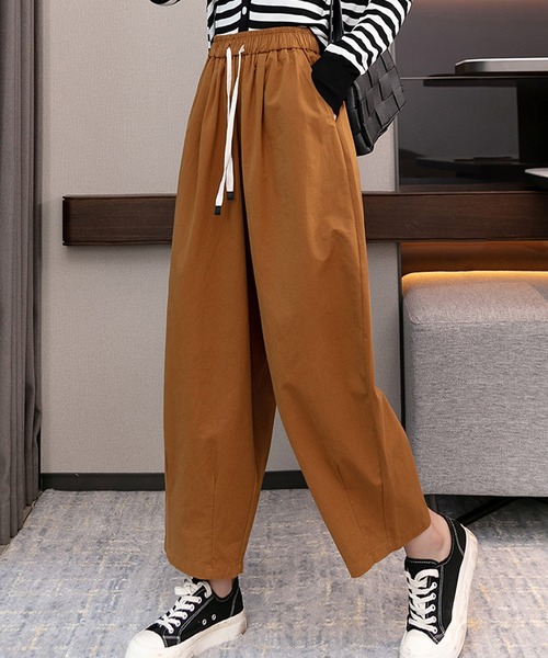 aimoha（アイモハ）の「【Aimoha】カジュアルワイドパンツ (SS)（その他パンツ・レディース・ブラック/チョコ/カーキ・FREE）」の22枚目の写真