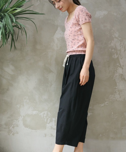 aimoha（アイモハ）の「【Aimoha】カジュアルワイドパンツ (SS)（その他パンツ・レディース・ブラック/チョコ/カーキ・FREE）」の11枚目の写真