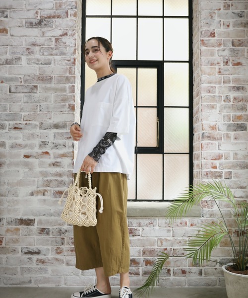 aimoha（アイモハ）の「【Aimoha】カジュアルワイドパンツ (SS)（その他パンツ・レディース・ブラック/チョコ/カーキ・FREE）」の14枚目の写真