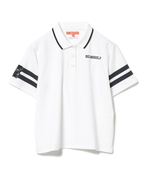 人気沸騰ブラドン ジャージ ビームスゴルフ GOLF BEAMS ブルゾン S ロゴワッペン レディースウェア