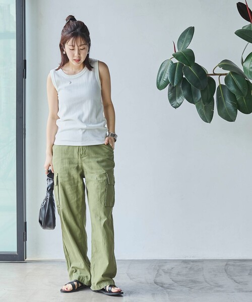 coen（コーエン）の「アソートリブタンクトップ（タンクトップ・レディース・その他1/ダークグレー/オフホワイト/その他2・L/M）」の10枚目の写真