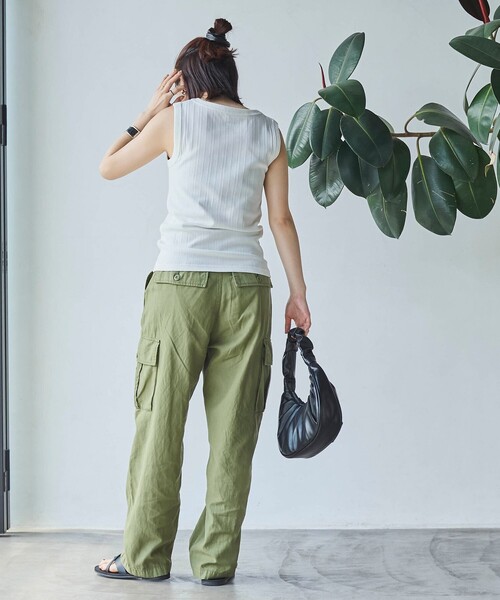 coen（コーエン）の「アソートリブタンクトップ（タンクトップ・レディース・その他1/ダークグレー/オフホワイト/その他2・L/M）」の12枚目の写真