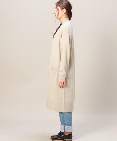 BEAUTY&YOUTH UNITED ARROWS（ビューティーアンドユースユナイテッドアローズ）の「BY ソフトウールマキシニットガウン/コーディガン◆（カーディガン/ボレロ・レディース・グレー/ベージュ/ネイビー・フリー）」の14枚目の写真