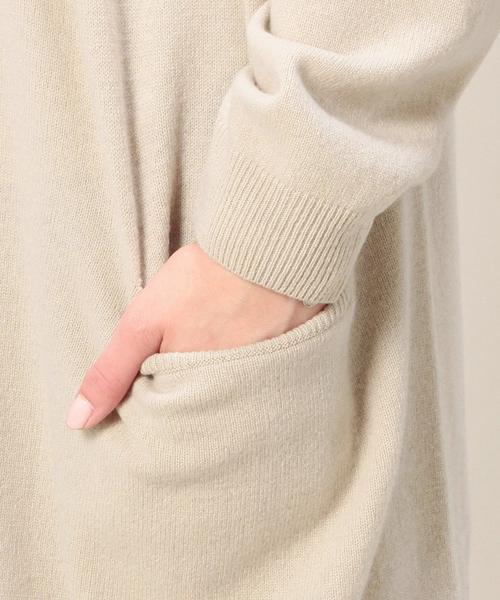 BEAUTY&YOUTH UNITED ARROWS（ビューティーアンドユースユナイテッドアローズ）の「BY ソフトウールマキシニットガウン/コーディガン◆（カーディガン/ボレロ・レディース・グレー/ベージュ/ネイビー・フリー）」の7枚目の写真