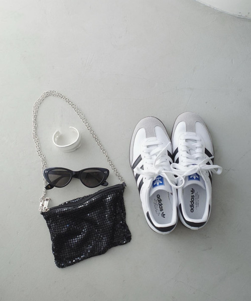 SLOBE citron.(スローブシトロン)の「《追加3》SLOBE citron. kira kira BAG(ショルダーバッグ・レディース・ブラック/シルバー・FREE)」の5枚目の写真