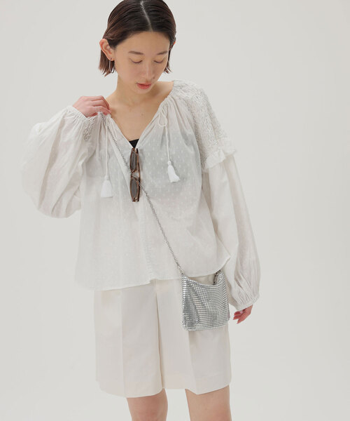 SLOBE citron.(スローブシトロン)の「《追加3》SLOBE citron. kira kira BAG(ショルダーバッグ・レディース・ブラック/シルバー・FREE)」の12枚目の写真