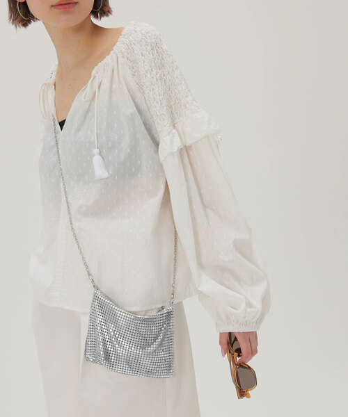 SLOBE citron.(スローブシトロン)の「《追加3》SLOBE citron. kira kira BAG(ショルダーバッグ・レディース・ブラック/シルバー・FREE)」の13枚目の写真